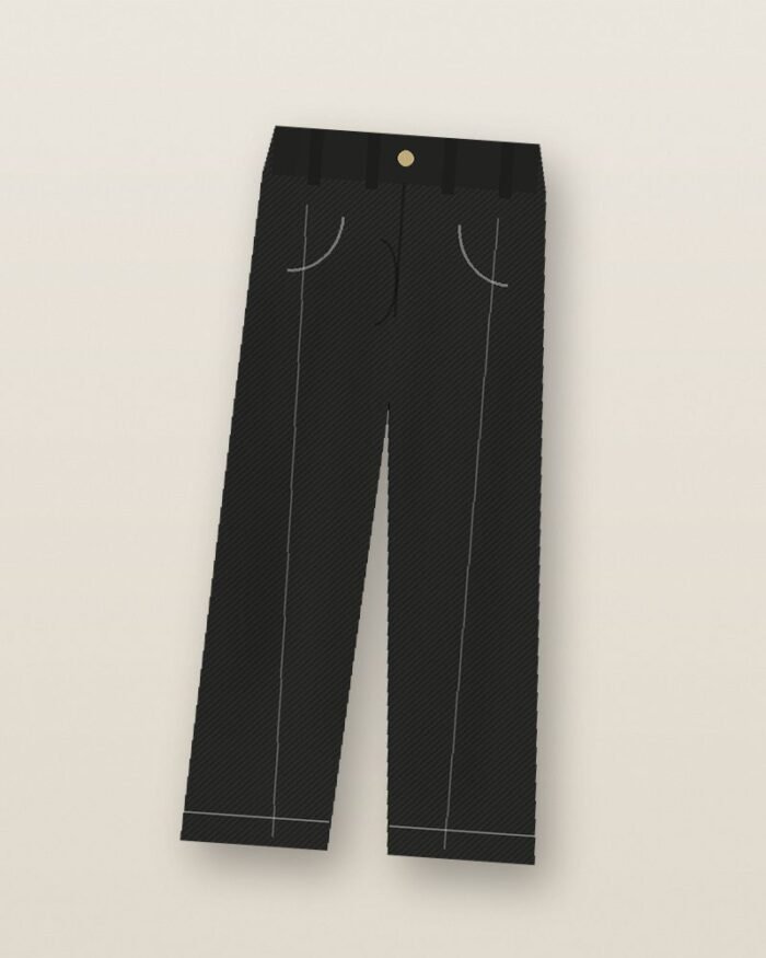 The Foundry Pant in Black Twill