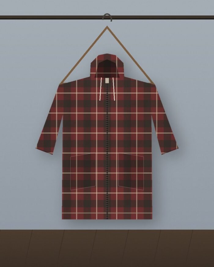 The Summit Overshirt in Highland Flannel — on model