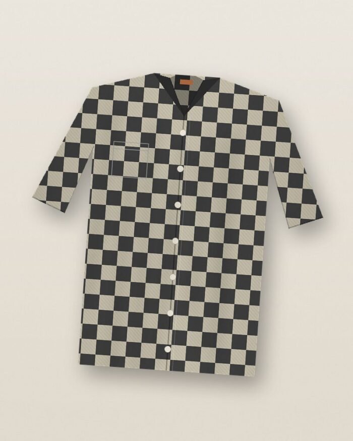 The Ward Shirt in Graphite Check