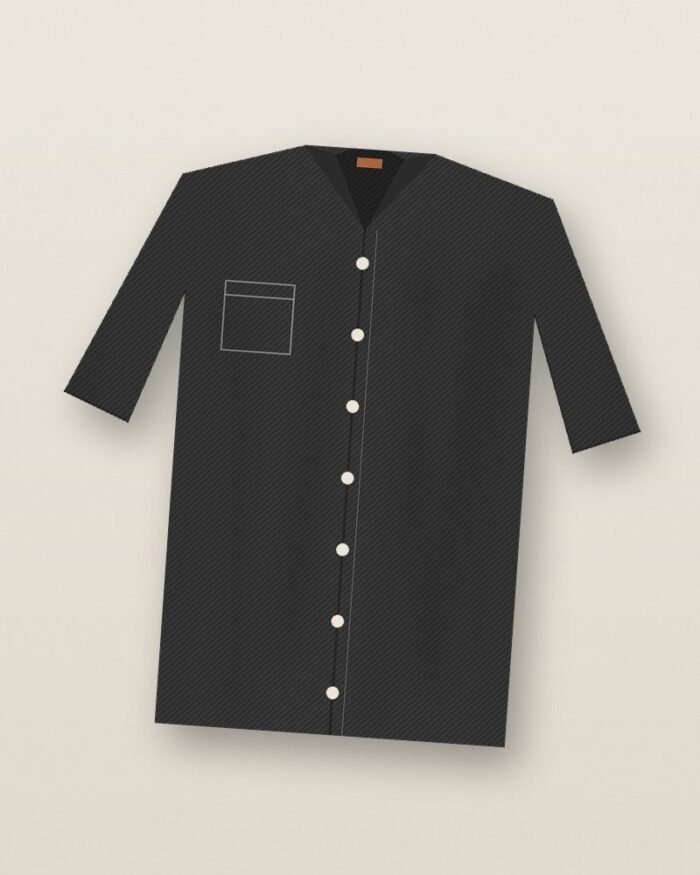 The Ward Shirt in Charcoal